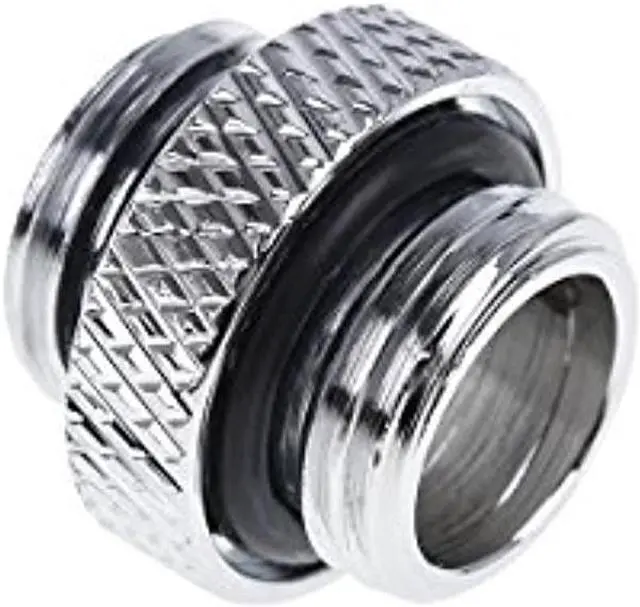 Alt view image 5 of 6 - Alphacool Eiszapfen G1/4" Male to Male Adapter Fitting - Chrome (17398)
