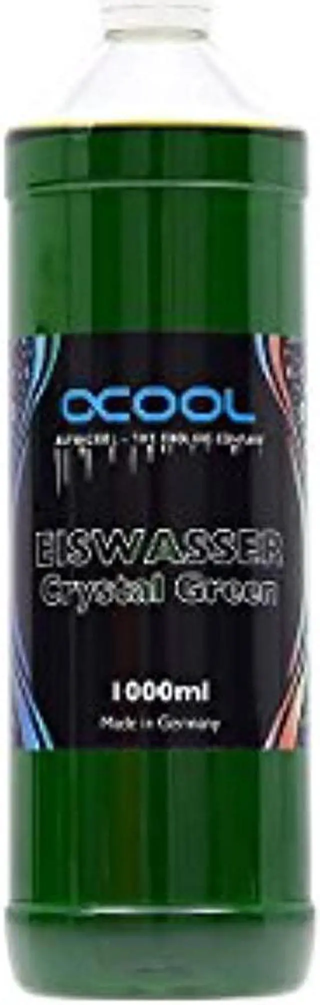 Alt view image 9 of 11 - Alphacool Eiswasser Crystal Premixed PC Coolant (for Long-term Use), 1000ml, Green