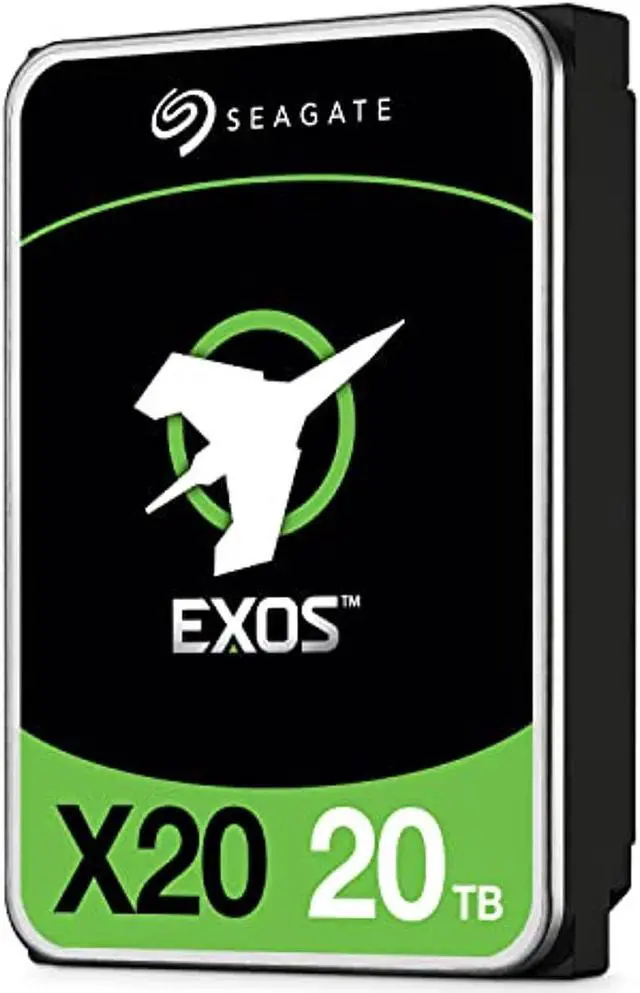 Main image of seagate exos x20 st20000nm002d 512e/4kn sas 12gb/s 20tb 7200rpm 256mb enterprise hard drive