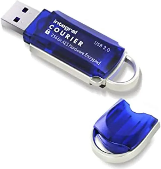 Alt view image 5 of 5 - integral 8gb courier fips 197 encrypted usb 3.0