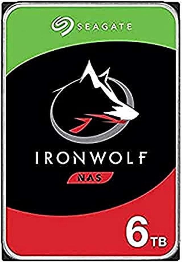 Main image of seagate ironwolf st6000vn001 6 tb hard drive - 3.5" internal - sata (sata/600)