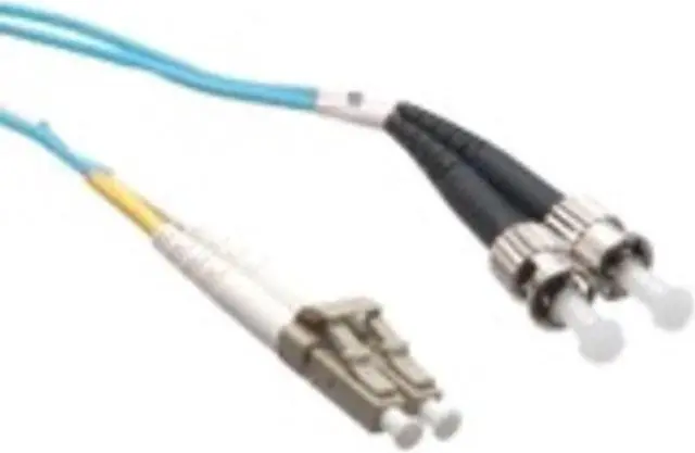Alt view image 3 of 4 - Axiom LCSTOM4MD50M-AX Lc/St Multimode Duplex Om4 50/125 Fiber Optic Cable 50M