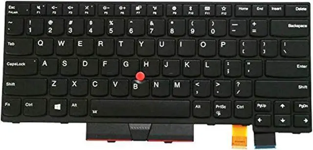 Alt view image 7 of 7 - AUTENS Replacement US Layout Keyboard for Lenovo ThinkPad T470 T480 Laptop (Not Fit T470s T470p T480s T480p) (Backlight)