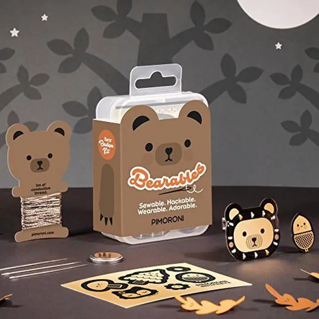 Alt view image 5 of 5 - Pimoroni Bearables Bear Kit