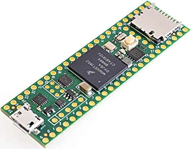 Main image of teensy 4.1 arm cortex-m7 processor at 600mhz with a nxp imxrt1062 without ethernet