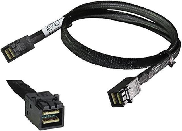 Alt view image 3 of 3 - Mini SAS HD SFF-8643 to SFF-8643 Cable 50 CM