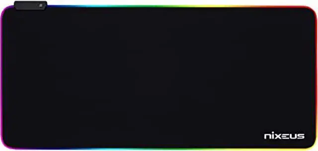 Alt view image 5 of 5 - Nixeus Type-X RGB Gaming Mouse Pad