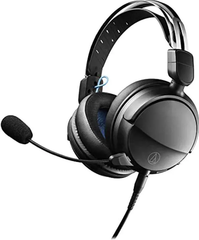 Alt view image 9 of 14 - Audio Technica High Fidelity Closed Back Gaming Headset - Black