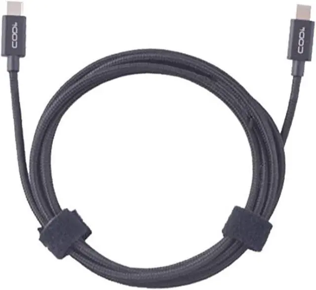 Alt view image 4 of 10 - Codi 6' Braided Nylon USB-C to USB-C Charge & Sync Cable