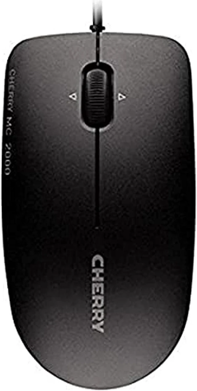 Main image of cherry mc 2000 - optical mouse - corded - tilt-wheel technology - symmetrical design - black
