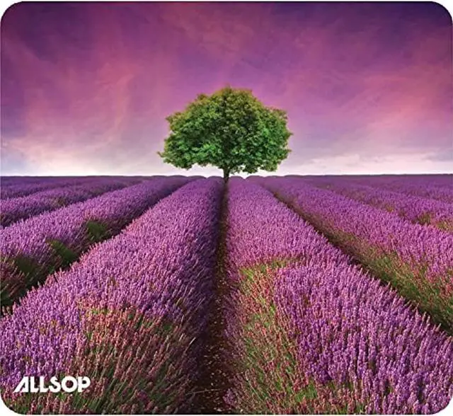 Alt view image 8 of 11 - Allsop Naturesmart Mouse Pad Lavender Field Design 8 1/2 x 8 x 1/10 31422