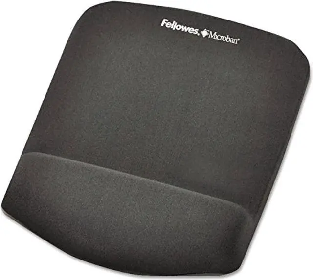 Main image of fellowes 9252201 plushtouch mouse pad wrist rest, graphite color