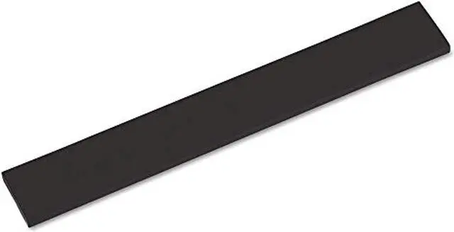 Alt view image 8 of 8 - Innovera Natural Rubber Keyboard Wrist Rest Black 52458
