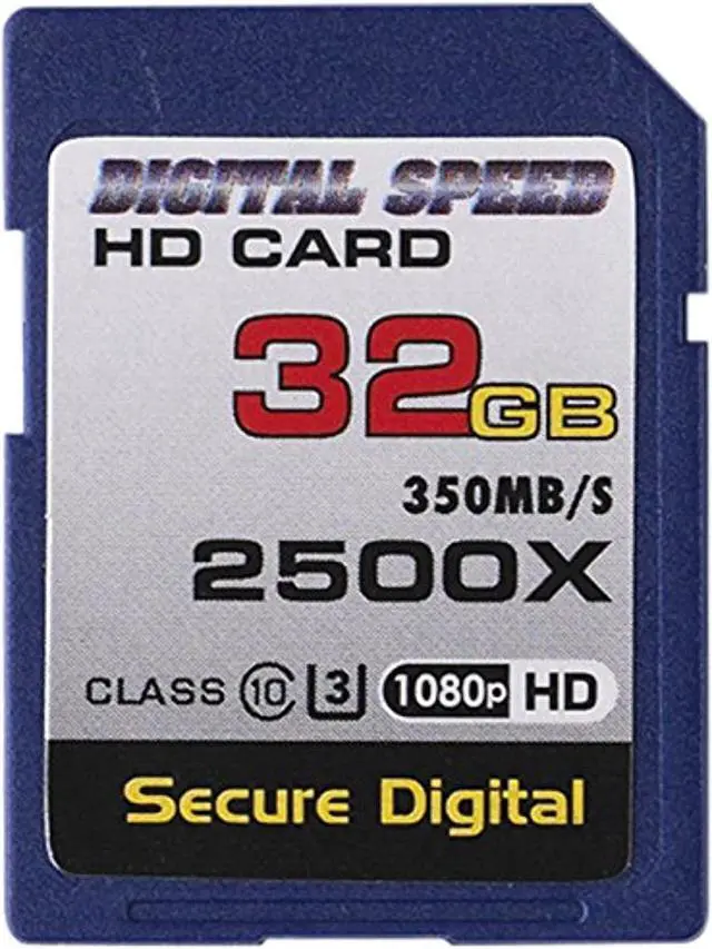Alt view image 4 of 4 - Digital Speed Memory 32GB 2500X Professional High Speed 350MB/s Error Free (SDHC)