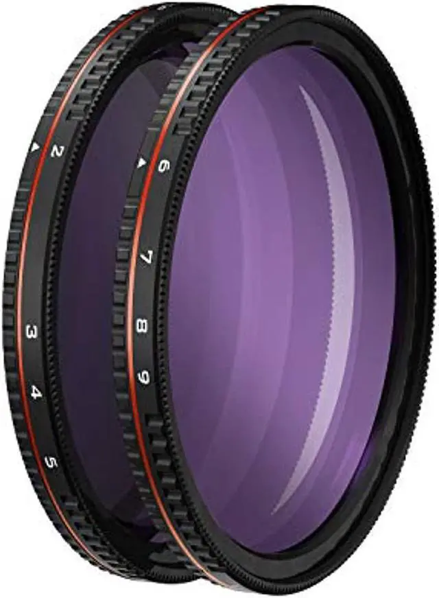 Alt view image 6 of 6 - Freewell 82mm Threaded Hard Stop VND All Day Filter, 2 to 5 Stop and 6 to 9 Stop