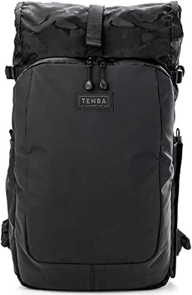 Alt view image 13 of 15 - Tenba Fulton V2 16L Backpack for Mirrorless or DSLR Camera, Black/Black Camo