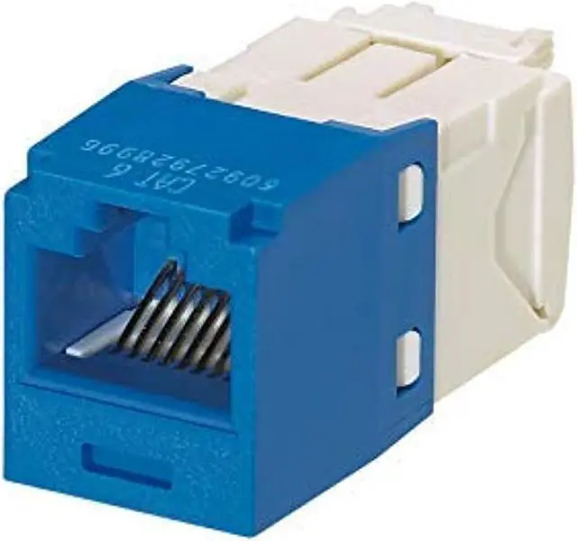 Alt view image 2 of 2 - Panduit CJ688TGBU Mini-Com TX6 Plus Giga-Channel Cat6 Jack, Blue, Box of 50