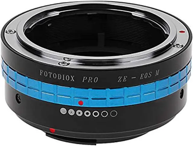 Main image of fotodiox pro lens mount adapter, mamiya ze (35mm) lens to eos m ef-m camera body