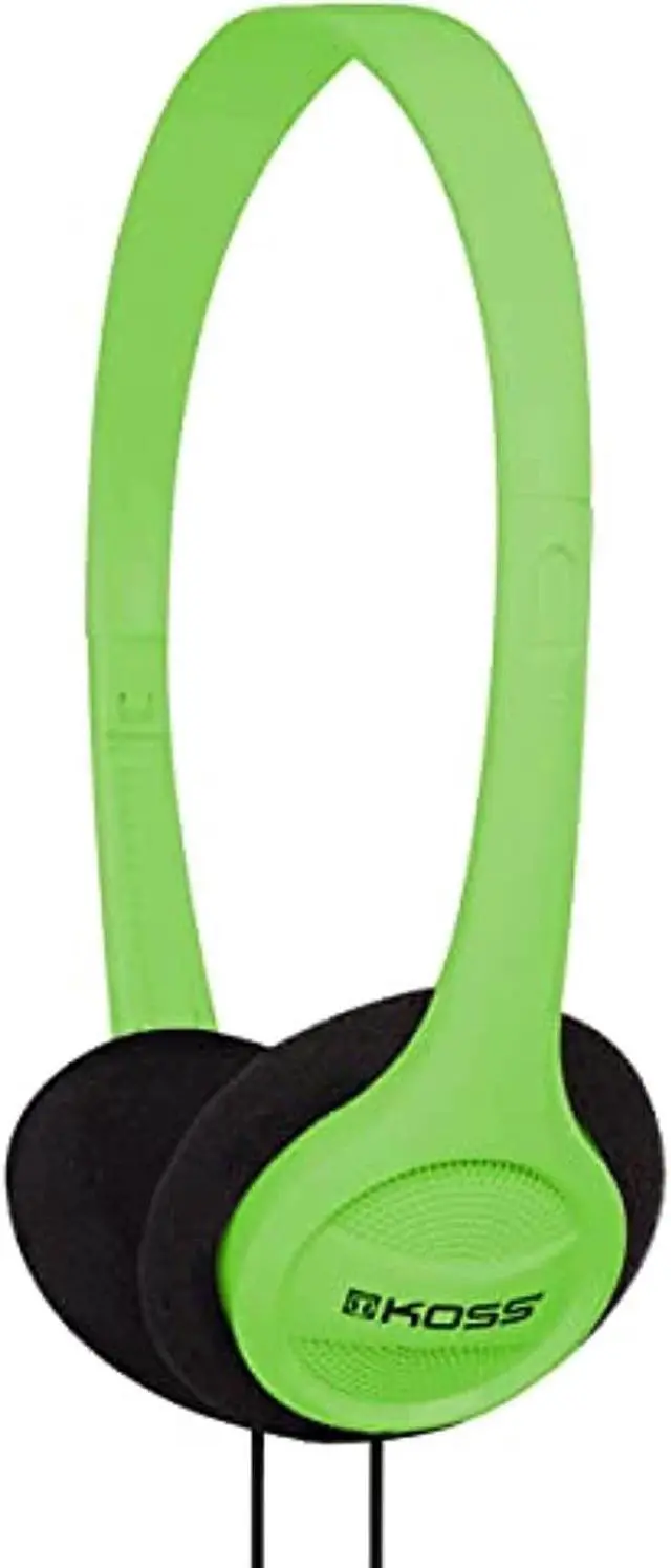Alt view image 2 of 3 - Koss KPH7G Portable On-Ear Headphone with Adjustable Headband - Green
