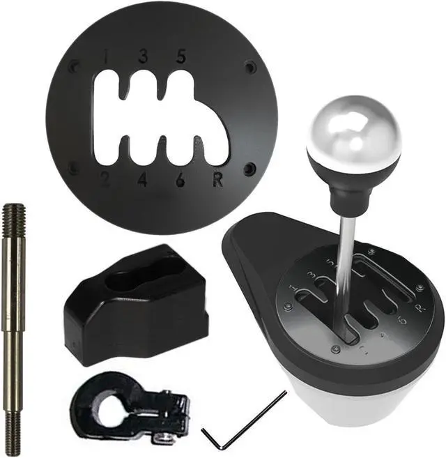 Alt view image 4 of 6 - Obokidlyamor Damping D-Damping+6-Speeds Short Throw Shifter Plate Mod for Thrustmaster TH8A Steering Wheels Accessories Parts Set