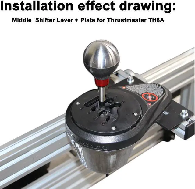 Alt view image 6 of 6 - Obokidlyamor Damping D-Damping+6-Speeds Short Throw Shifter Plate Mod for Thrustmaster TH8A Steering Wheels Accessories Parts Set