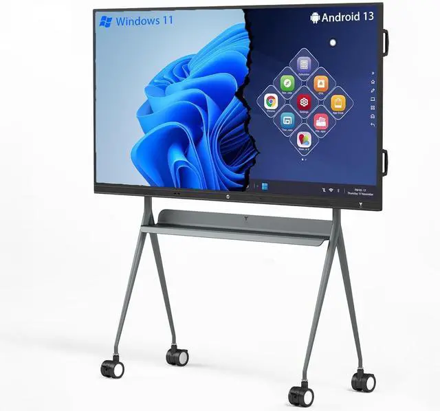 Main image of TIBURN HQ Board 75" R2 MAX,Smart Board 4K UHD Touch Screen All-in-One Computer for Office and Classroom with Windows 11 Pro & Open App Ecosystem