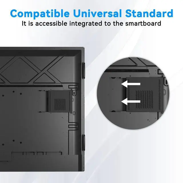 Alt view image 4 of 6 - TIBURN HQ Board 75" R2 MAX,Smart Board 4K UHD Touch Screen All-in-One Computer for Office and Classroom with Windows 11 Pro & Open App Ecosystem