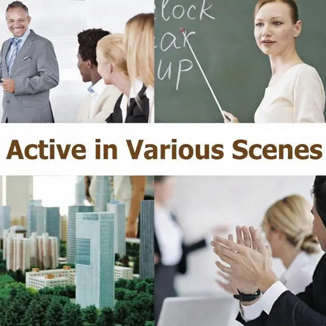 Alt view image 7 of 7 - TIBURN Silver Telescopic Presentation Pointer, Stainless Steel Telescopic Pointer Pen, Suitable for Classroom and Business Touchscreens (2pcs)