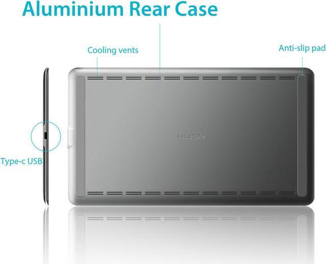 Alt view image 4 of 7 - HUION KAMVAS PRO 13 Battery-free Pen 13.3'' Graphics Drawing Tablet Screen 8192 Level and Touch Bar with 4 Programmable Press Keys and Anti-glare etched glass