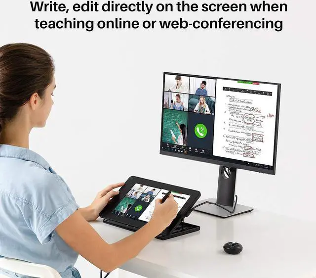 Alt view image 5 of 7 - HUION KAMVAS 12 Drawing Tablet with Full-Laminated Screen USB-C Connection Tilt Support, 11.6-inch Graphics Tablet for Digital Art, Design, Education, Work with Mac, PC & Mobile