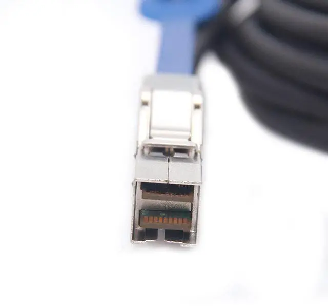 Alt view image 5 of 6 - 12G Mini SAS HD SFF-8644 to SFF-8644 Cable for NVMe Enclosure/Storage Array, SAN & JBOD Compatibility, 100-Ohm, 1-m(3.3-ft)