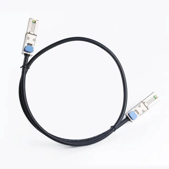 Alt view image 5 of 5 - External Mini SAS 26pin SFF-8088 Male to Mini SAS 26 SFF-8088 Male Cable 1M