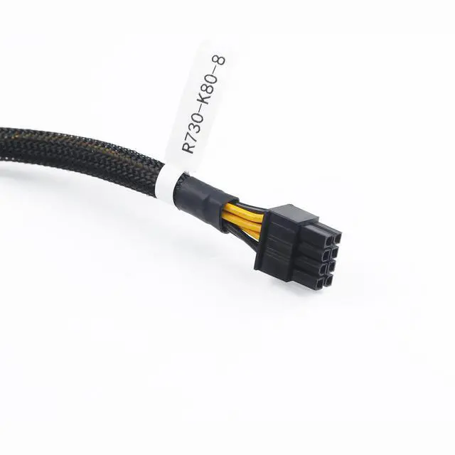 Alt view image 5 of 7 - Power Cable for D.ELL R730 8Pin to Nvidia K80 M40 M60 P40 P100 PCIE GPU 8Pin 35CM