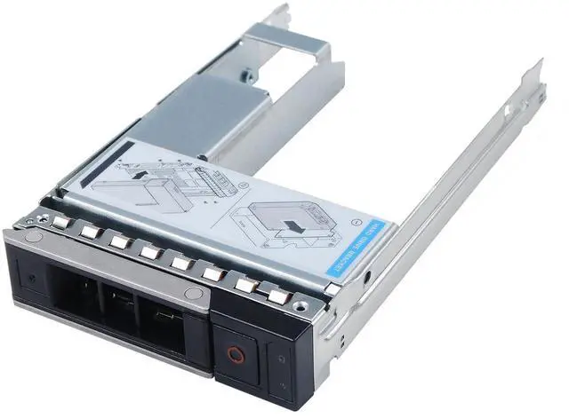 Alt view image 2 of 7 - 2.5 to 3.5 Hard Drive Adapter SSD, 3.5 Hard Drive Tray Caddy X7K8W 0X7K8W Y796F 0Y796F with 2.5 HDD Adapter Compatible for D.ell PowerEdge 16th/15th/14th Gen R660 R760 T560 R650 R750 T550 R640 R740