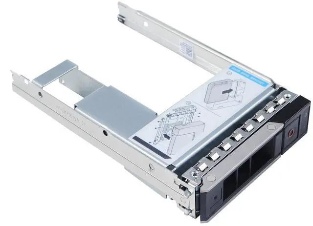 Alt view image 5 of 7 - 2.5 to 3.5 Hard Drive Adapter SSD, 3.5 Hard Drive Tray Caddy X7K8W 0X7K8W Y796F 0Y796F with 2.5 HDD Adapter Compatible for D.ell PowerEdge 16th/15th/14th Gen R660 R760 T560 R650 R750 T550 R640 R740