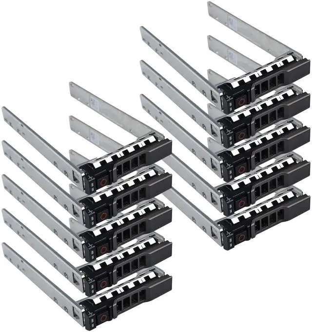 Main image of Hard Drive Tray Caddy 2.5 SSD Caddy G176J 0G176J Hard Drive Bracket Compatible with D.ell PowerEdge 14/13/12th Generation T440 T640 R730 R730XD R630 T630 T430 R830 R930 R720 R820 R920, 10 Pack