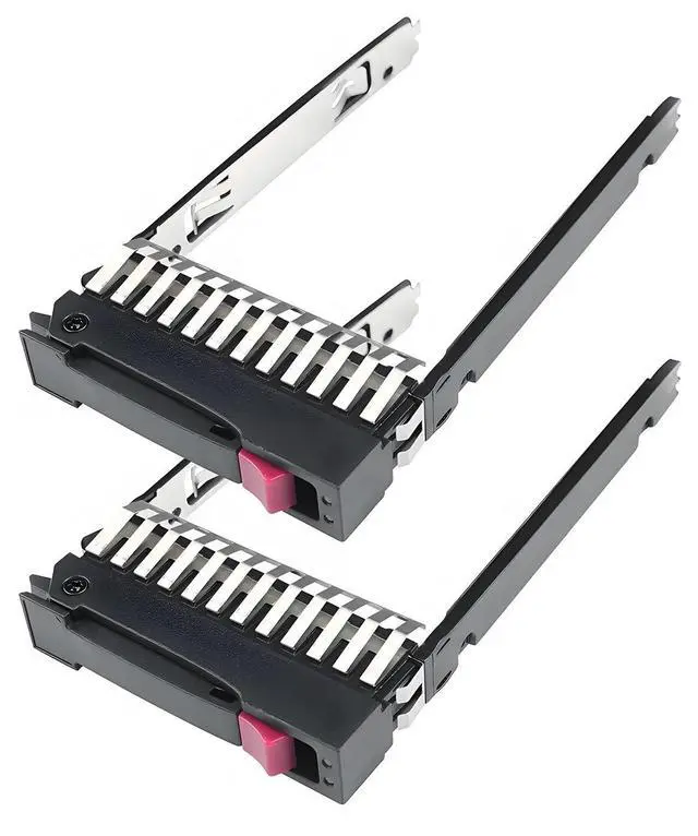 Main image of 2-Pack Hard Drive Tray Caddy 2.5 Hard Drive Bracket 500223-001 500223-002 SSD Caddy Compatible for HP G5 G6 G7 DL380 DL360 DL580 BL460c ML350 ML370 ML570