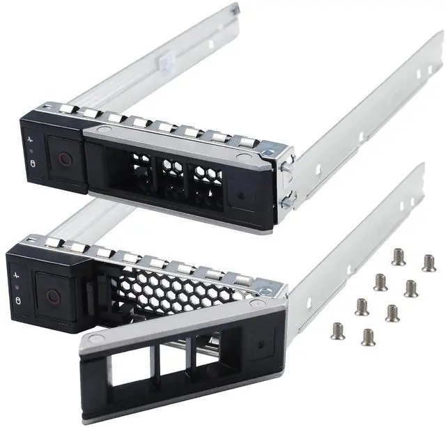 Main image of Hard Drive Tray Caddy 3.5 SSD Caddy X7K8W Hard Drive Bracket Compatible for D.ell PowerEdge 14-16th R7415 R740 R640 R540 R440 R750 R650 R550 R450 R760 R7615 R7625 R660 R6615, 2 Pack