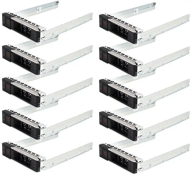 Main image of Hard Drive Bracket 3.5" HDD SSD Bracket X7K8W 0X7K8W Hard Drive Tray Caddy Compatible for D.ell PowerEdge 16th/15th/14th Generation R240 R340 R440 R540 R640 R740 R740xd2 R6415 R7425, 10 Pack