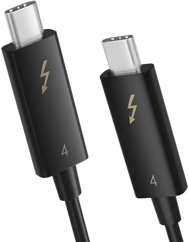 Main image of Vszerda 40Gbps Thunderbolt 4 Cable 2.3ft, Supports 8K Display/ 100W Charging USB C to USB C Cable 0.7M, for USB4 Thunderbolt 3 MacBooks iPad Pro/Air Hub Docking SSD Enclosure