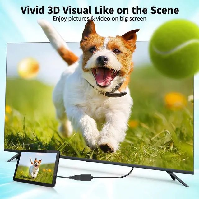 Alt view image 5 of 7 - Mini HDMI to HDMI Adapter 4K, Mini HDMI Male to HDMI 2.0 Female Cord, Support 4K@60Hz HDR 3D Dolby 18Gbps, Ideal For DSLR, Raspberry Pi, Camcorder, Graphics Card, Laptop, Tablet, HDTV, Projector, 15cm