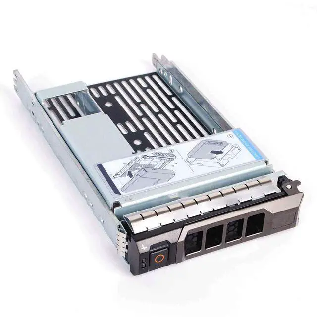 Alt view image 3 of 4 - 3.5 inch Hard Drive Tray Caddy with 2.5" HDD Adapter SSD SAS SATA Bracket Compatibility for D.ELL PowerEdge Servers 13th Generation R230, R330, T330, R430, T430, 12th Generation R320, T320, R420