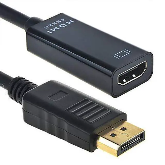 Alt view image 2 of 6 - Vszerda DisplayPort to HDMI Adapter,DP DisplayPort Male to HDMI 1.4 Female Display Monitor Converter 4K 2K 30hz Ultra HD Cable Adapter