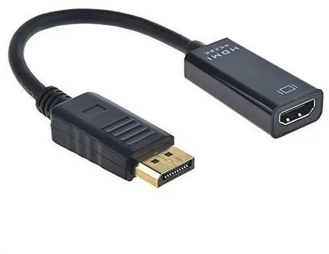 Alt view image 4 of 6 - Vszerda DisplayPort to HDMI Adapter,DP DisplayPort Male to HDMI 1.4 Female Display Monitor Converter 4K 2K 30hz Ultra HD Cable Adapter