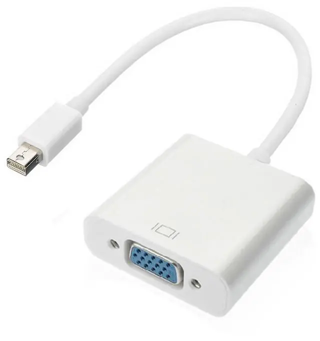 Main image of Vszerda Mini Displayport DP to VGA Adapter Cable 1080P 60HZ for Laptop Monitor Projector