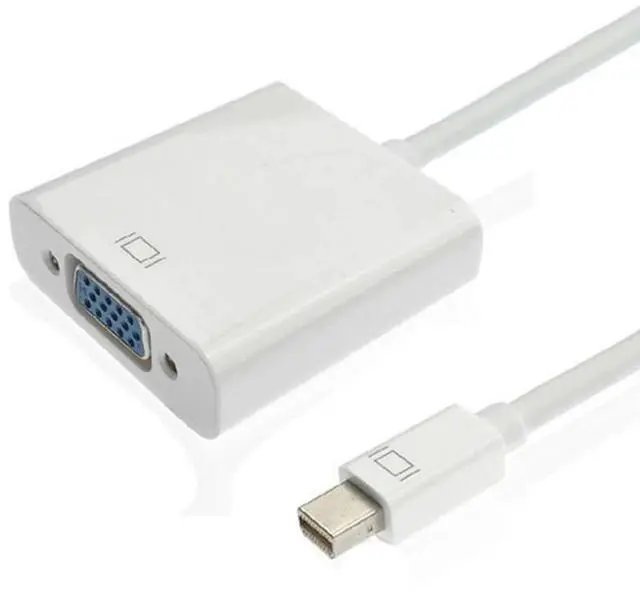 Alt view image 7 of 7 - Vszerda Mini Displayport DP to VGA Adapter Cable 1080P 60HZ for Laptop Monitor Projector