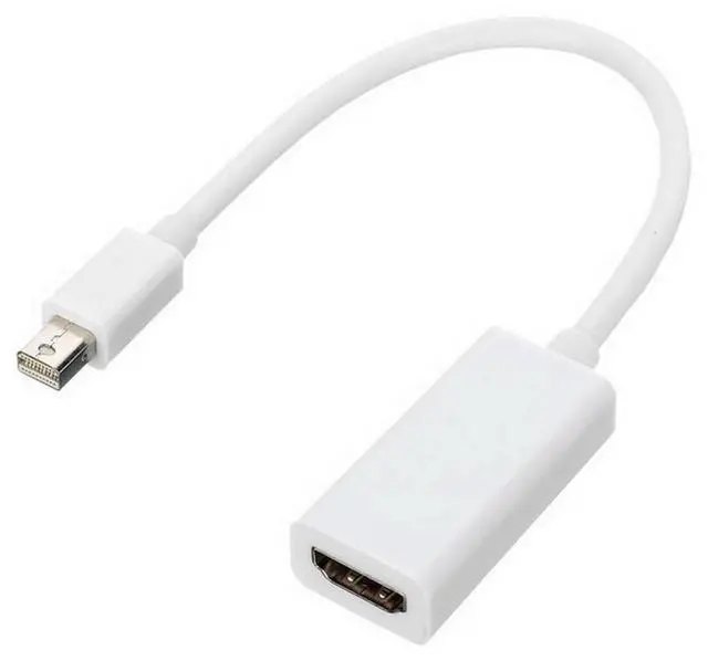 Main image of Vszerda Mini Displayport Port to HDMI Female Adapter Cable with Audio Video for 2011 2012 2013 2014 2015 Laptop