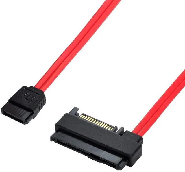 Alt view image 4 of 7 - Vszerda SAS 29Pin SFF-8482 Male to 7Pin SATA Male Hard Disk Drive Raid Cable Adapter with 15Pin SATA Power Port 50cm