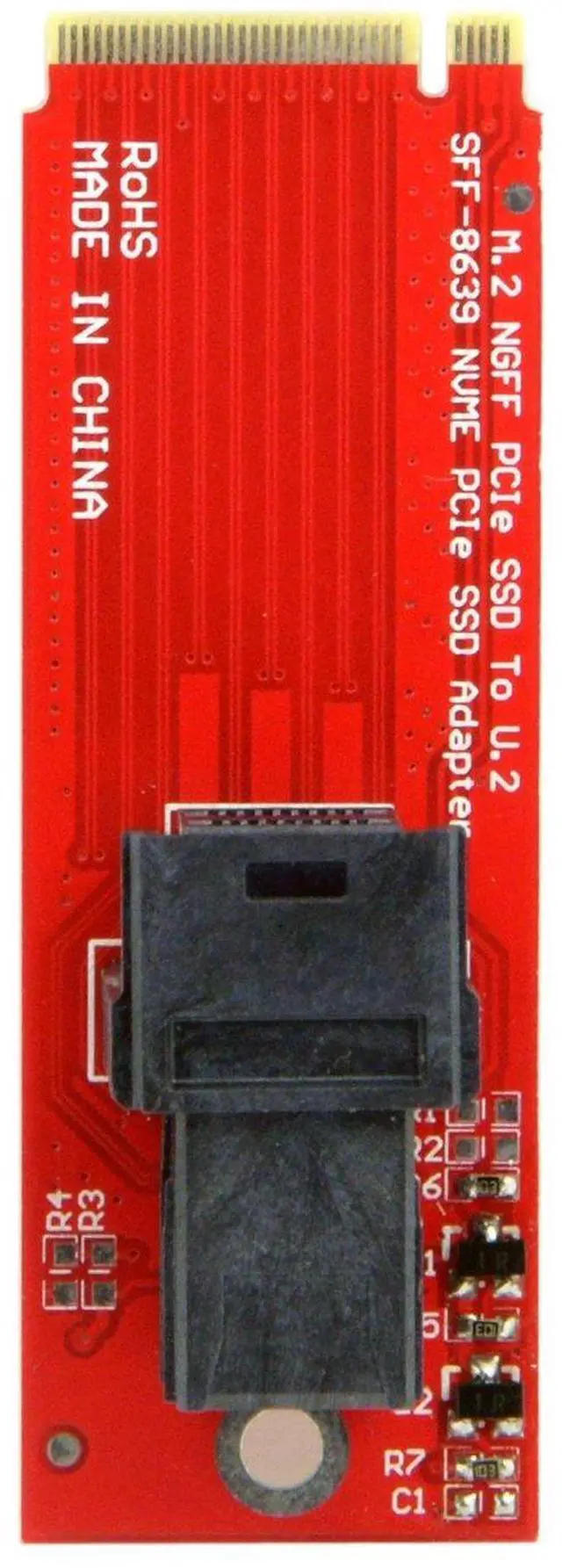 Alt view image 6 of 7 - Vszerda SFF-8643 to NGFF PCBA Converter Adapter for M.2 NVME PCIe SSD to U.2 U2 SFF-8639 Kit