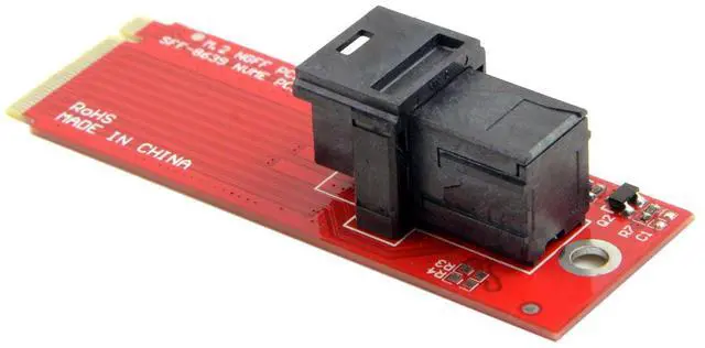 Alt view image 7 of 7 - Vszerda SFF-8643 to U.2 SFF-8639 Cable with SFF-8643 to NGFF Adapter for Mainboard U.2 SSD 750 P3600 P3700